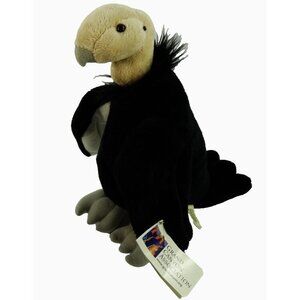 Condor Vulture Bird Jaag Plush Stuffed Animal 12in Black 2013